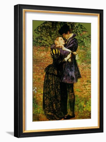 A Huguenot on St. Bartholomew's Day-John Everett Millais-Framed Premium Giclee Print