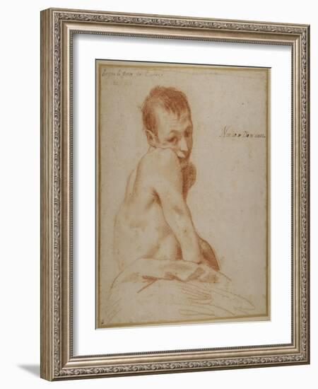 A Hunchback Boy-Annibale Carracci-Framed Giclee Print