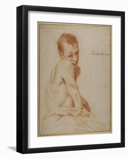 A Hunchback Boy-Annibale Carracci-Framed Giclee Print