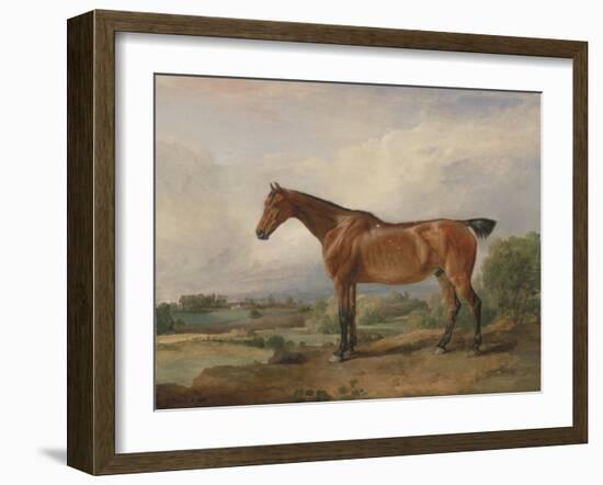 A Hunter in a Landscape, 1810-James Ward-Framed Giclee Print