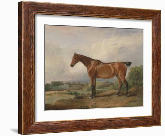 A Hunter in a Landscape, 1810-James Ward-Framed Giclee Print