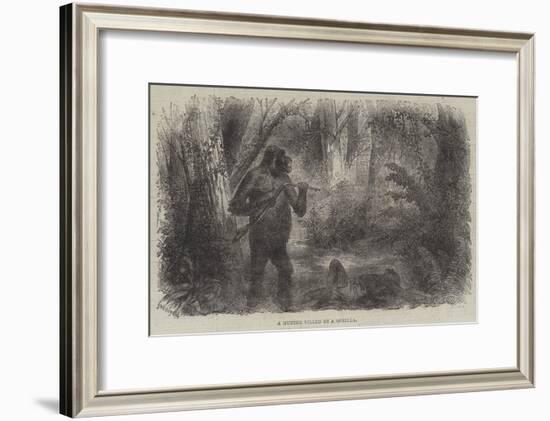 A Hunter Killed by a Gorilla-null-Framed Giclee Print
