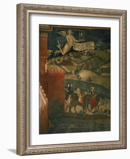 A Hunting Party-Ambrogio Lorenzetti-Framed Giclee Print