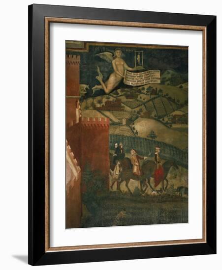 A Hunting Party-Ambrogio Lorenzetti-Framed Giclee Print