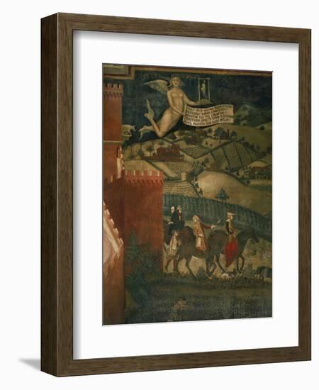 A Hunting Party-Ambrogio Lorenzetti-Framed Giclee Print
