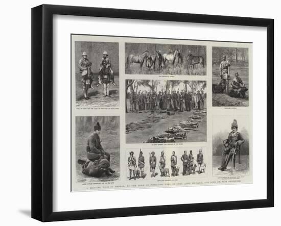 A Hunting Tour in Nepaul-null-Framed Giclee Print
