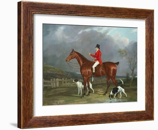 A Huntsman and Hounds, 1824-David of York Dalby-Framed Giclee Print