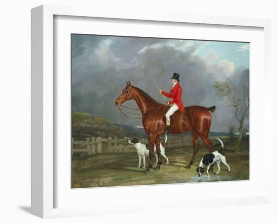 A Huntsman and Hounds, 1824-David of York Dalby-Framed Giclee Print