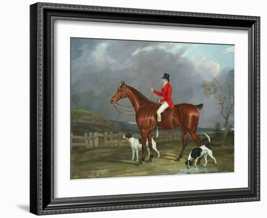 A Huntsman and Hounds, 1824-David of York Dalby-Framed Giclee Print