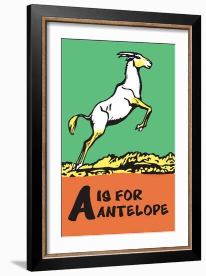 A is for Antelope-Charles Buckles Falls-Framed Art Print