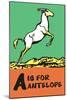 A is for Antelope-Charles Buckles Falls-Mounted Art Print