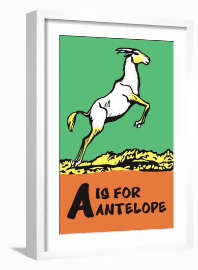 A is for Antelope-Charles Buckles Falls-Framed Art Print