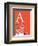 A is for Antlers (red)-Theodor (Dr. Seuss) Geisel-Framed Art Print