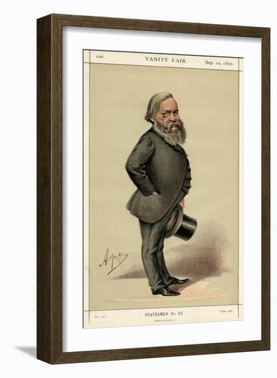 A. J. B. Beresford Hope, Vanity Fair-Carlo Pellegrini-Framed Art Print