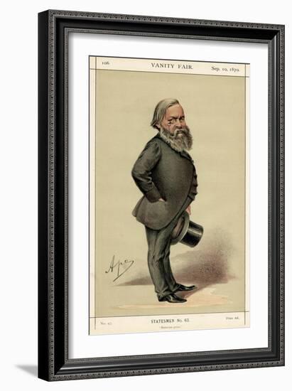 A. J. B. Beresford Hope, Vanity Fair-Carlo Pellegrini-Framed Art Print