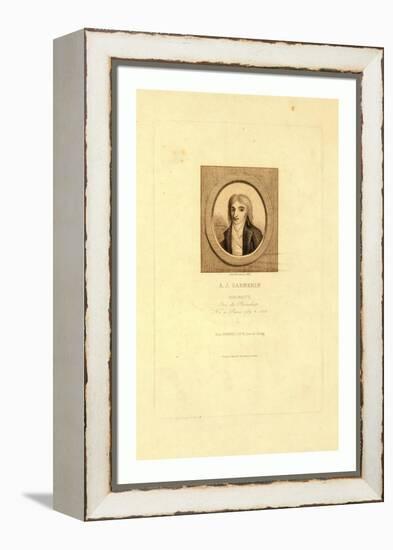 A.J. Garnerin, Aeronaut by Jules Porreau, 1853-null-Framed Premier Image Canvas