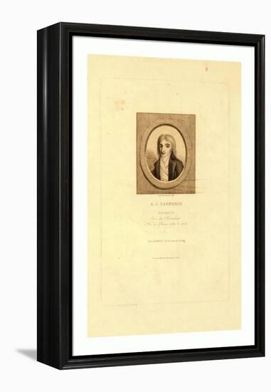 A.J. Garnerin, Aeronaut by Jules Porreau, 1853-null-Framed Premier Image Canvas