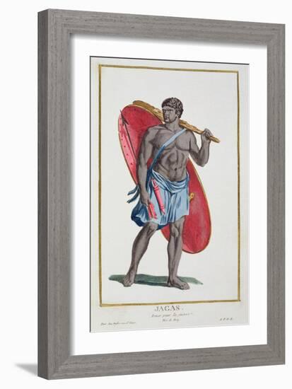 A Jagas Warrior, 1780-Pierre Duflos-Framed Giclee Print