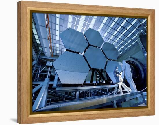 A James Webb Space Telescope Array Being Tested in the X-Ray and Cryogenic Facility-Stocktrek Images-Framed Premier Image Canvas