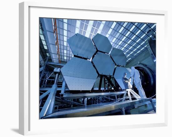 A James Webb Space Telescope Array Being Tested in the X-Ray and Cryogenic Facility-Stocktrek Images-Framed Photographic Print