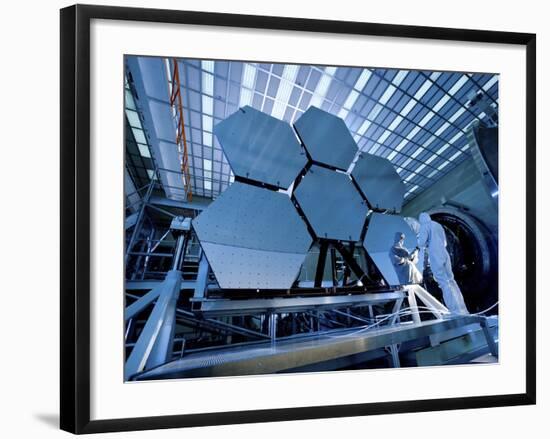 A James Webb Space Telescope Array Being Tested in the X-Ray and Cryogenic Facility-Stocktrek Images-Framed Photographic Print