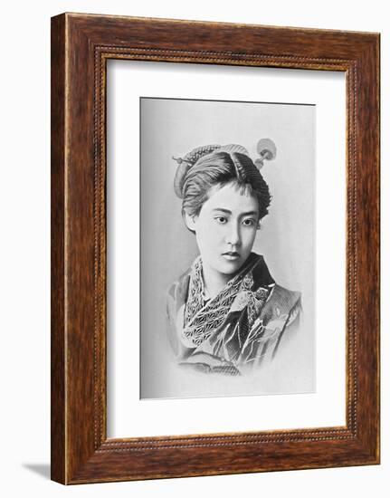 A Japanese beauty, 1902-Unknown-Framed Photographic Print