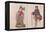 A Japanese Concertina Album, 'Illustration of Foreign People and Russian Emissisaries to Japan'-null-Framed Premier Image Canvas