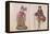 A Japanese Concertina Album, 'Illustration of Foreign People and Russian Emissisaries to Japan'-null-Framed Premier Image Canvas