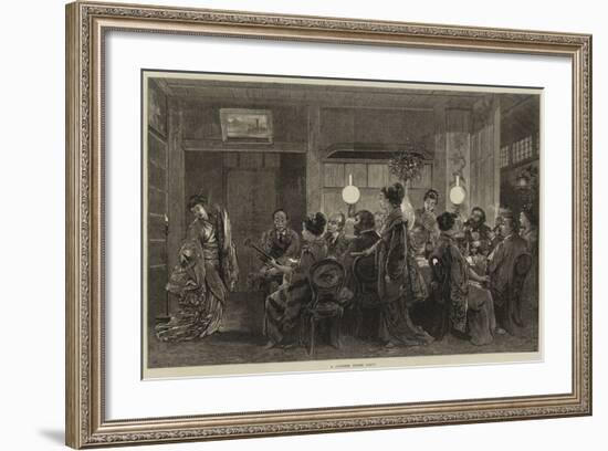 A Japanese Dinner Party-Felix Regamey-Framed Giclee Print