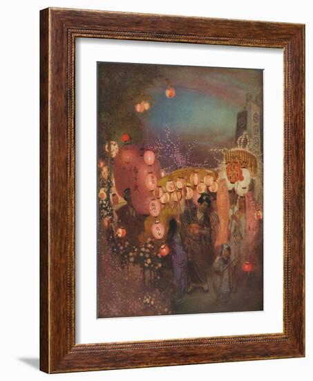 'A Japanese Festival', c1911, (1917)-William Shackleton-Framed Giclee Print