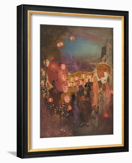 'A Japanese Festival', c1911, (1917)-William Shackleton-Framed Giclee Print