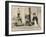 A Japanese Lady and Her Maidservant-null-Framed Photographic Print