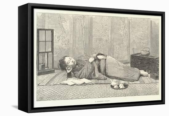 A Japanese Pillow-Thomas Harrington Wilson-Framed Premier Image Canvas