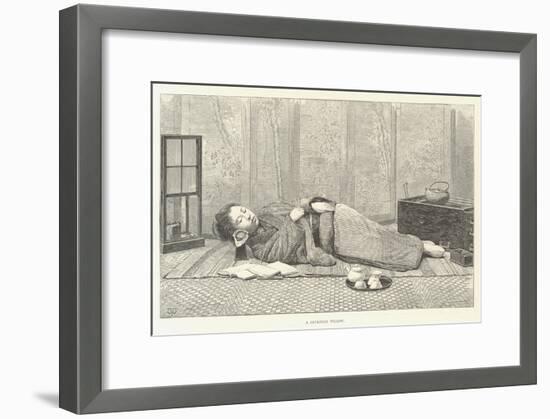 A Japanese Pillow-Thomas Harrington Wilson-Framed Giclee Print