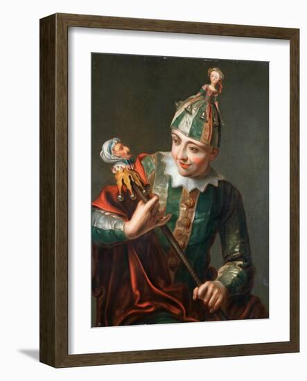 A Jester-Philippe Mercier-Framed Giclee Print