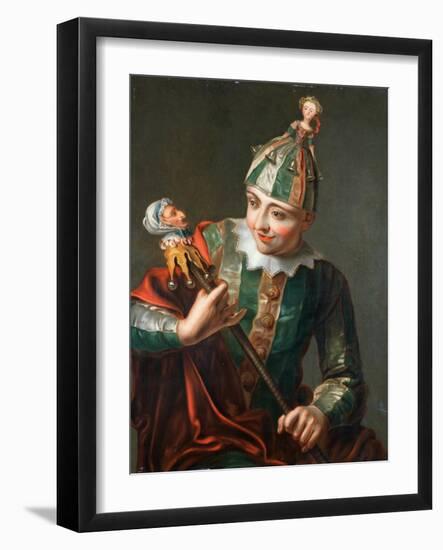 A Jester-Philippe Mercier-Framed Giclee Print