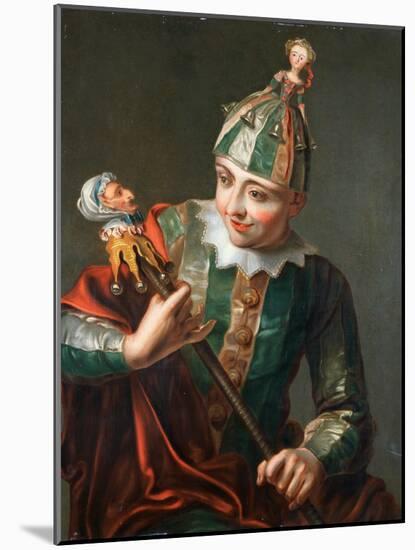 A Jester-Philippe Mercier-Mounted Giclee Print