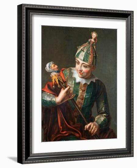 A Jester-Philippe Mercier-Framed Giclee Print