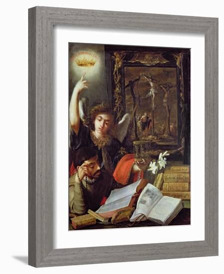 A Jesuit Conversion-Juan de Valdes Leal-Framed Giclee Print