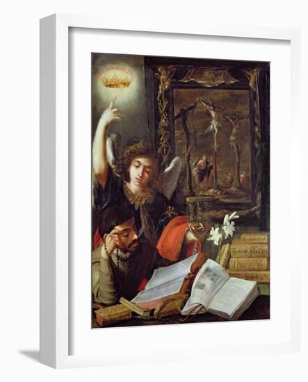 A Jesuit Conversion-Juan de Valdes Leal-Framed Giclee Print