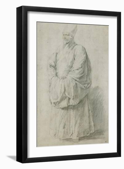 A Jesuit Missonary in Chinese Costume (Nicolas Trigault?)-Peter Paul Rubens-Framed Giclee Print