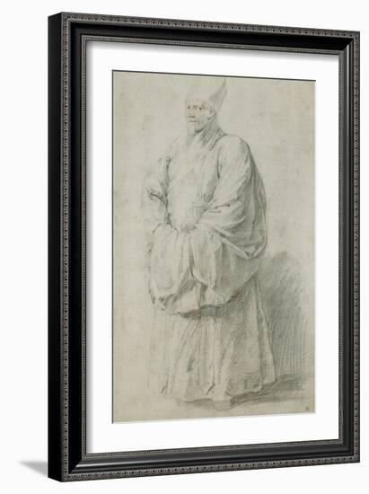 A Jesuit Missonary in Chinese Costume (Nicolas Trigault?)-Peter Paul Rubens-Framed Giclee Print