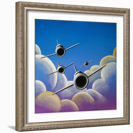 A Jet Quartet-Cindy Thornton-Framed Art Print