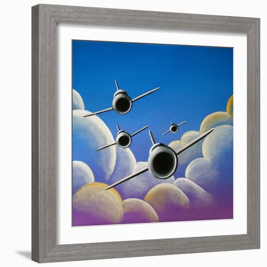 A Jet Quartet-Cindy Thornton-Framed Art Print