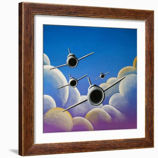 A Jet Quartet-Cindy Thornton-Framed Art Print