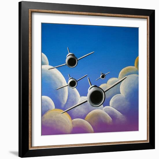 A Jet Quartet-Cindy Thornton-Framed Art Print