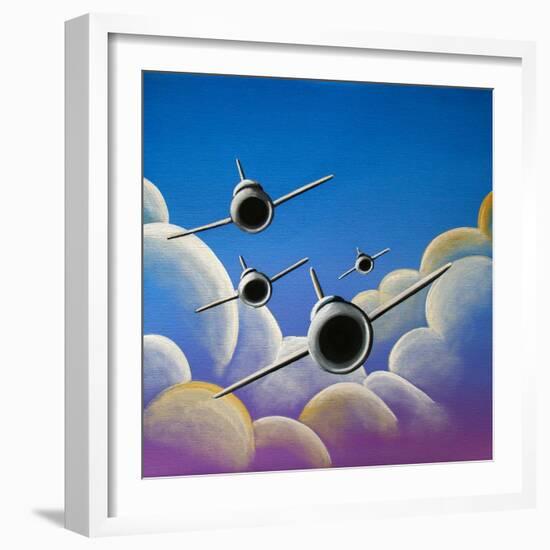 A Jet Quartet-Cindy Thornton-Framed Art Print