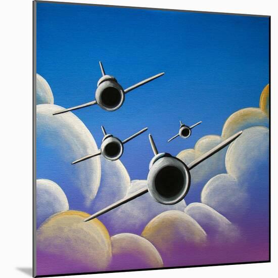 A Jet Quartet-Cindy Thornton-Mounted Art Print