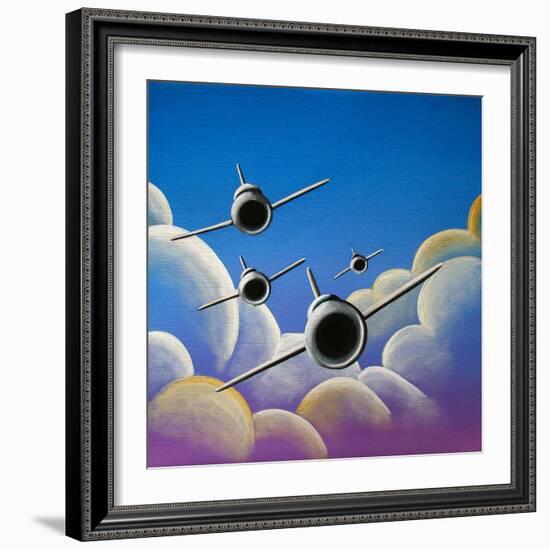 A Jet Quartet-Cindy Thornton-Framed Art Print