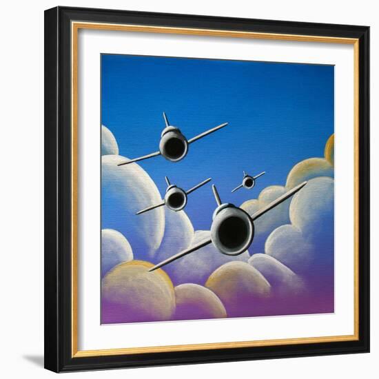 A Jet Quartet-Cindy Thornton-Framed Art Print